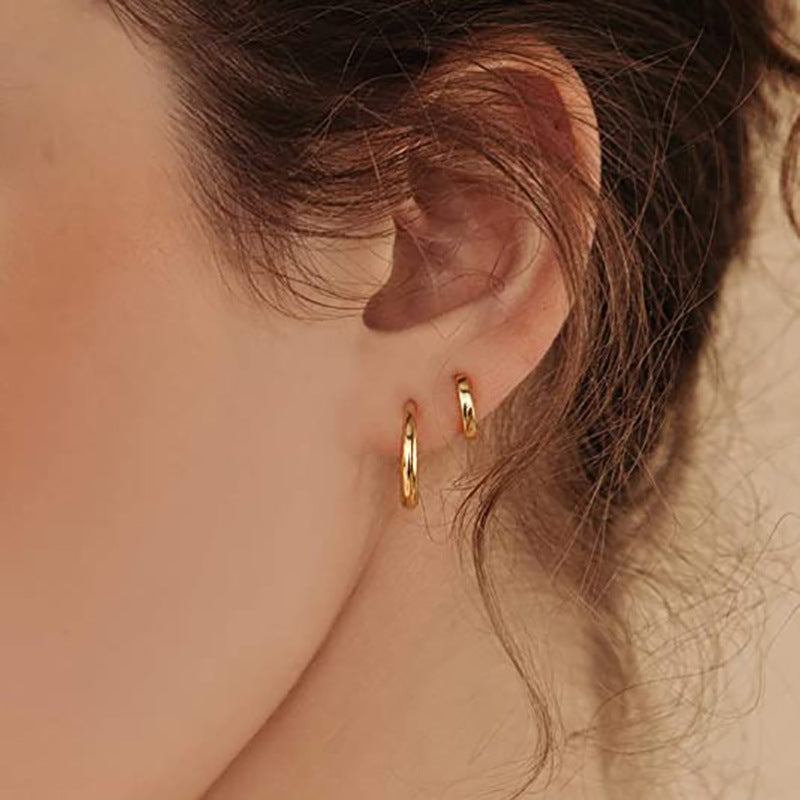 Damen Creolen Ohrringe Set Shop Nory