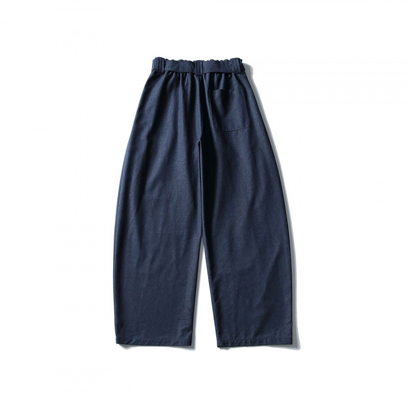 Damen Ballon-Hose mit weitem Bein, hohem Bund und Bindegürtel Shop Nory