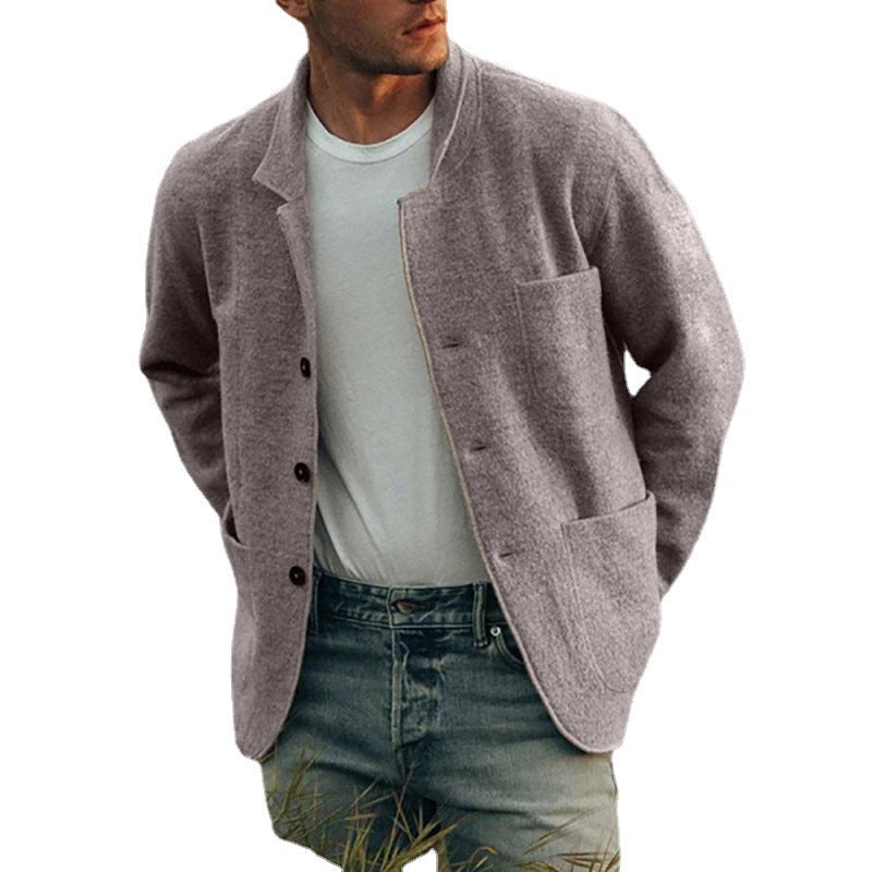 Herren bequemer und stilvoller Cardigan mit praktischen Taschen