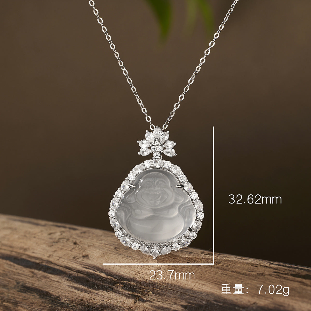 Damen Anhänger mit spirituellem Buddha-Motiv von Shop Nory