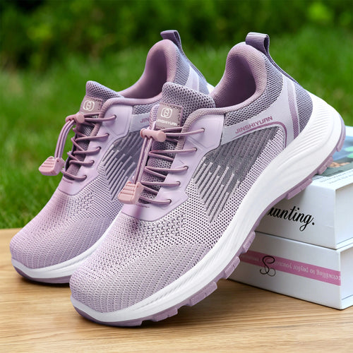 Damen nan leichter atmungsaktiver Strick-Walking-Sneaker mit Schnellzug-Kordel und gedämpfter EVA-Zwischensohle Shop Nory