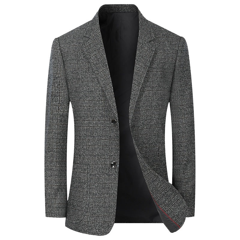 Herren Business-Casual Sakko mit Glencheck und leichtem Stretch Shop Nory