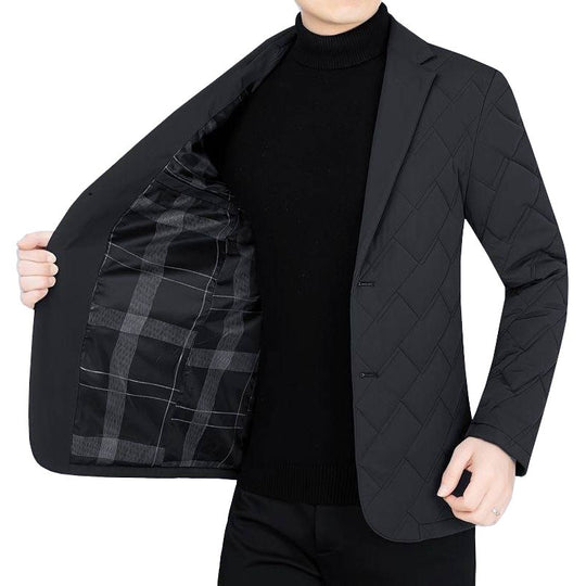 Herren gesteppter Business-Blazer mit leichter Thermo-Isolierung Shop Nory