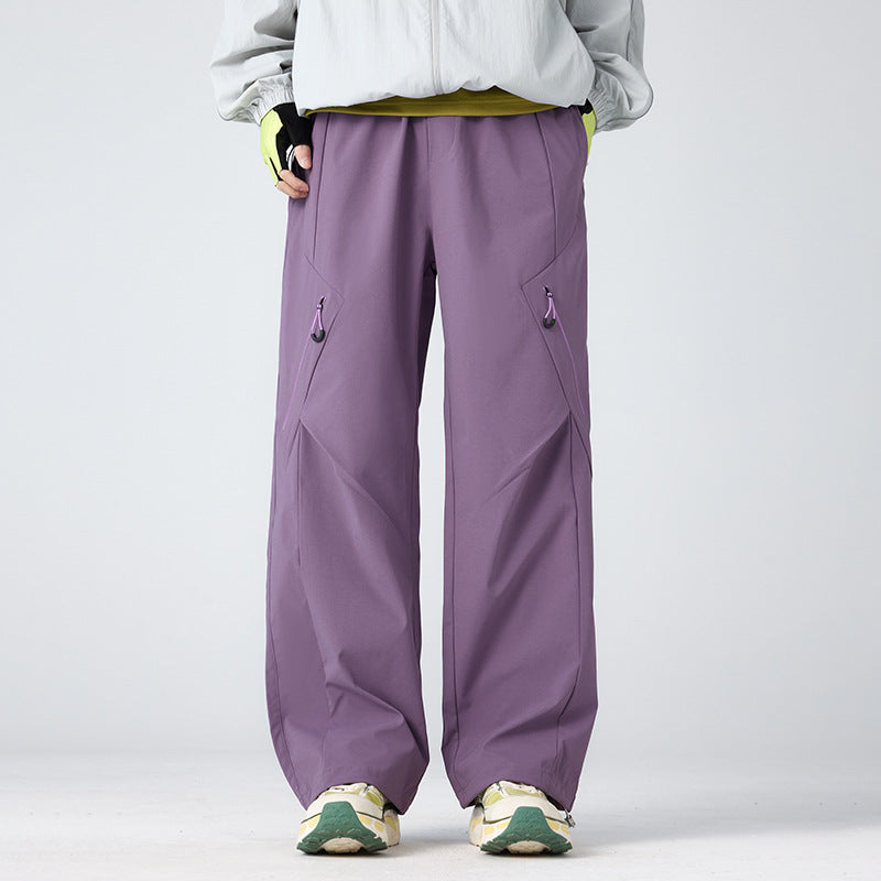 Herren Weite technische Cargo-Hose mit Utility-Taschen und elastischem Bund Shop Nory