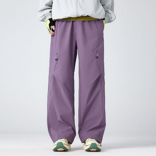 Herren Weite technische Cargo-Hose mit Utility-Taschen und elastischem Bund Shop Nory