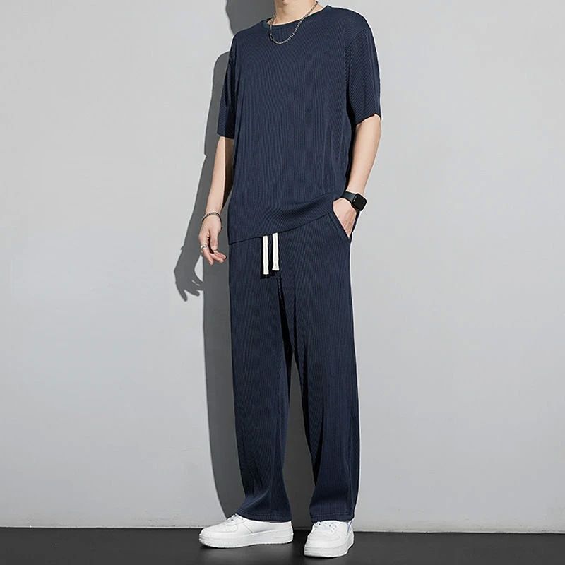 Herren Bequeme Freizeithose mit trendiger Streifenstruktur Shop Nory