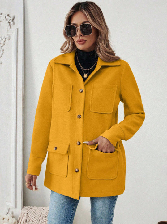 Damen Modische Utility-Jacke