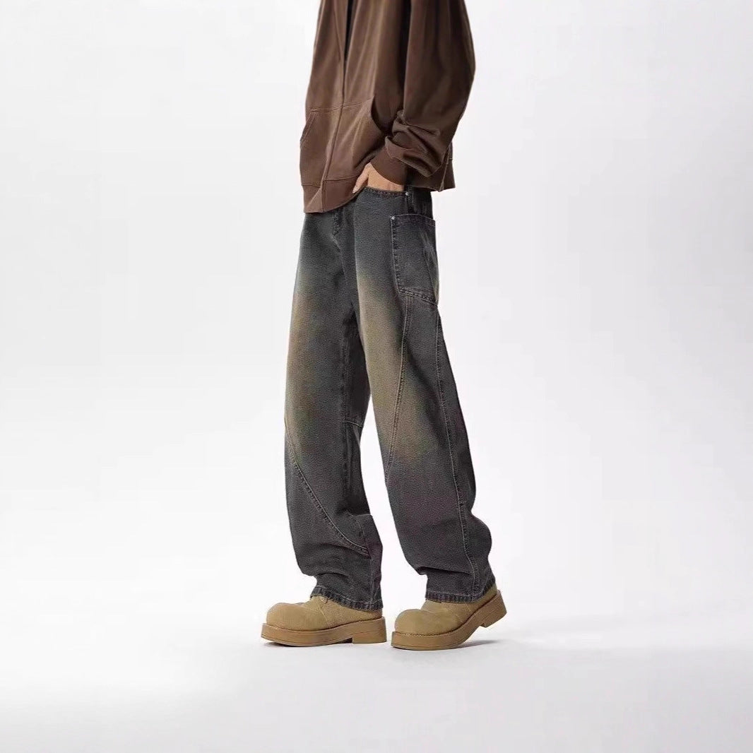 Herren Weitgeschnittene Casual Jeans Shop Nory