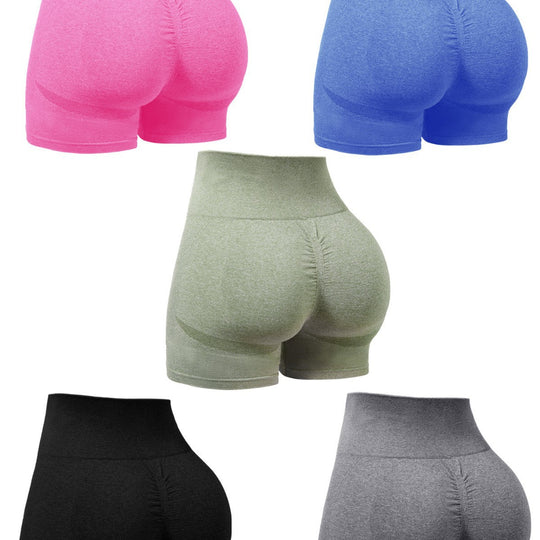 Damen Hochbundige Fitness Shorts mit innovativer FormgShopnoryung