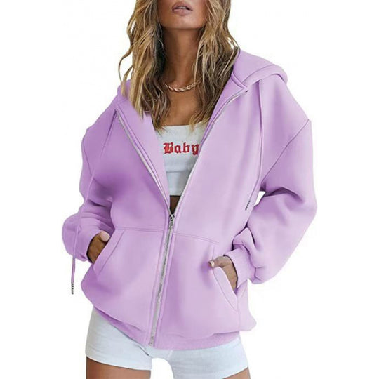 Damen Oversized Kapuzenjacke Shop Nory