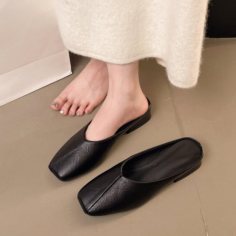 Damen elegante Mules mit modernem spitz zulaufendem Design