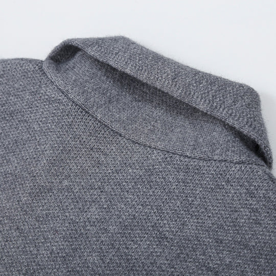 Damen Kurzer Blouson‑Mantel im Cocoon‑Schnitt mit asymmetrischem Schalkragen und Taillengürtel Shop Nory