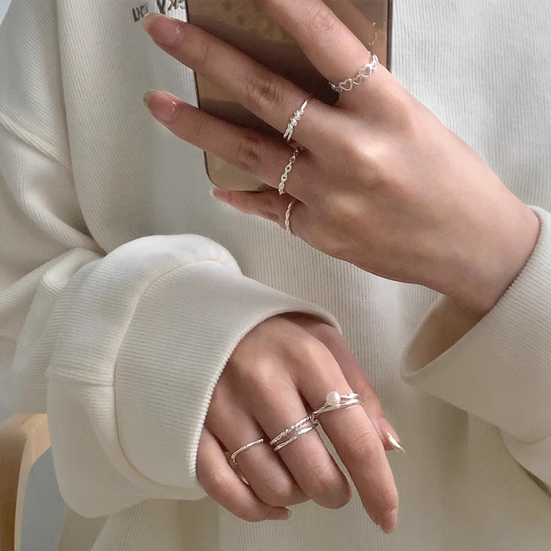 Damenring mit filigranem Herzdesign Shop Nory