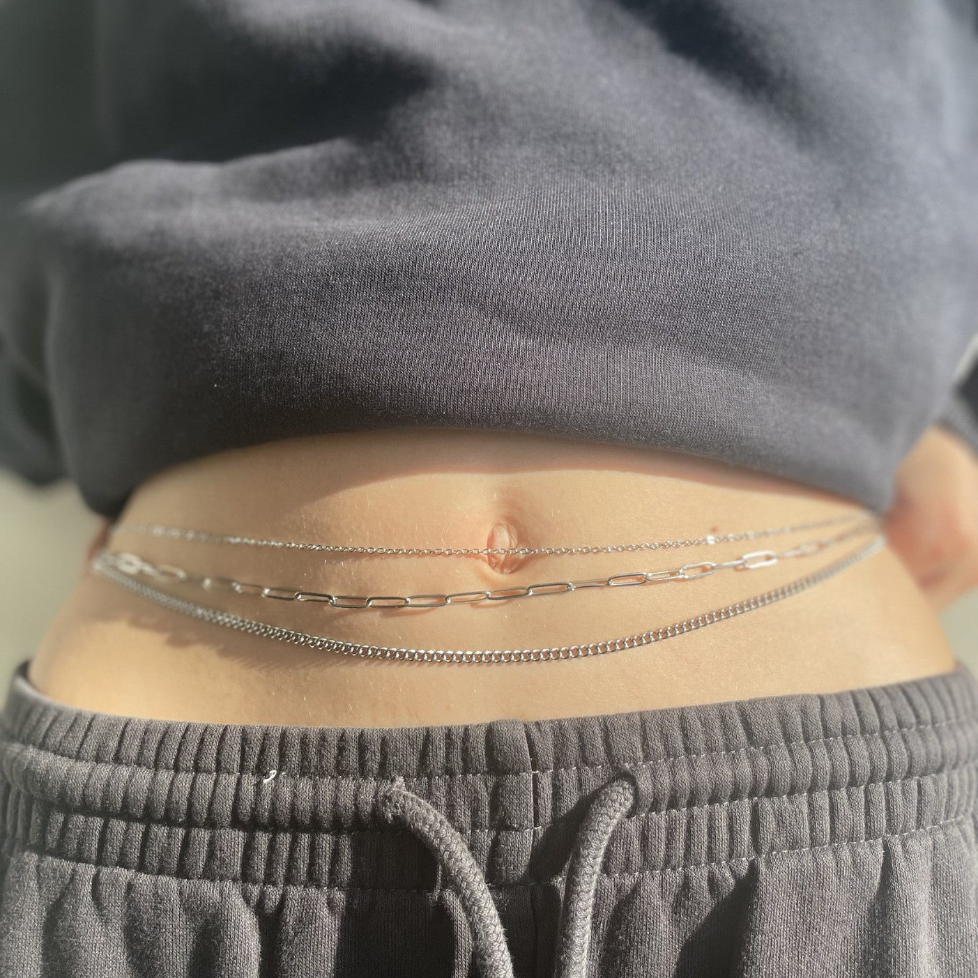 Damen modisches Fußkettchen mit eleganten Gliederdesign Shop Nory