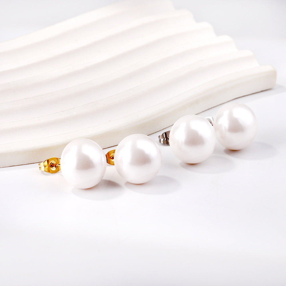 Damen Ohrstecker mit hochwertigen Perlen und elegantem Design Shop Nory