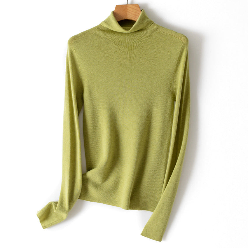 Damen Leichter Feinstrick-Rollkragenpullover mit fließender Passform Shop Nory