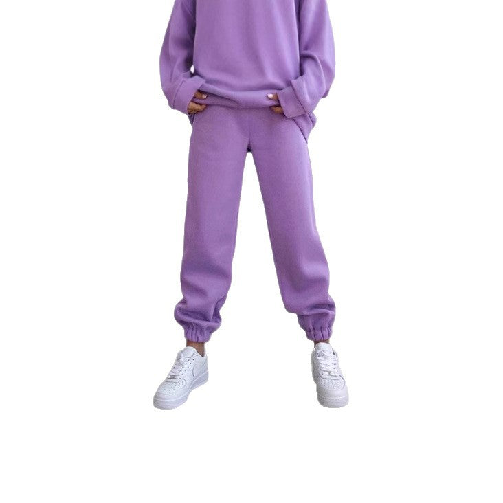 Damen nan lässige Jogginghose mit hohem Bund elastischen Knöchelabschlüssen und weichem Fleecefutter Shop Nory