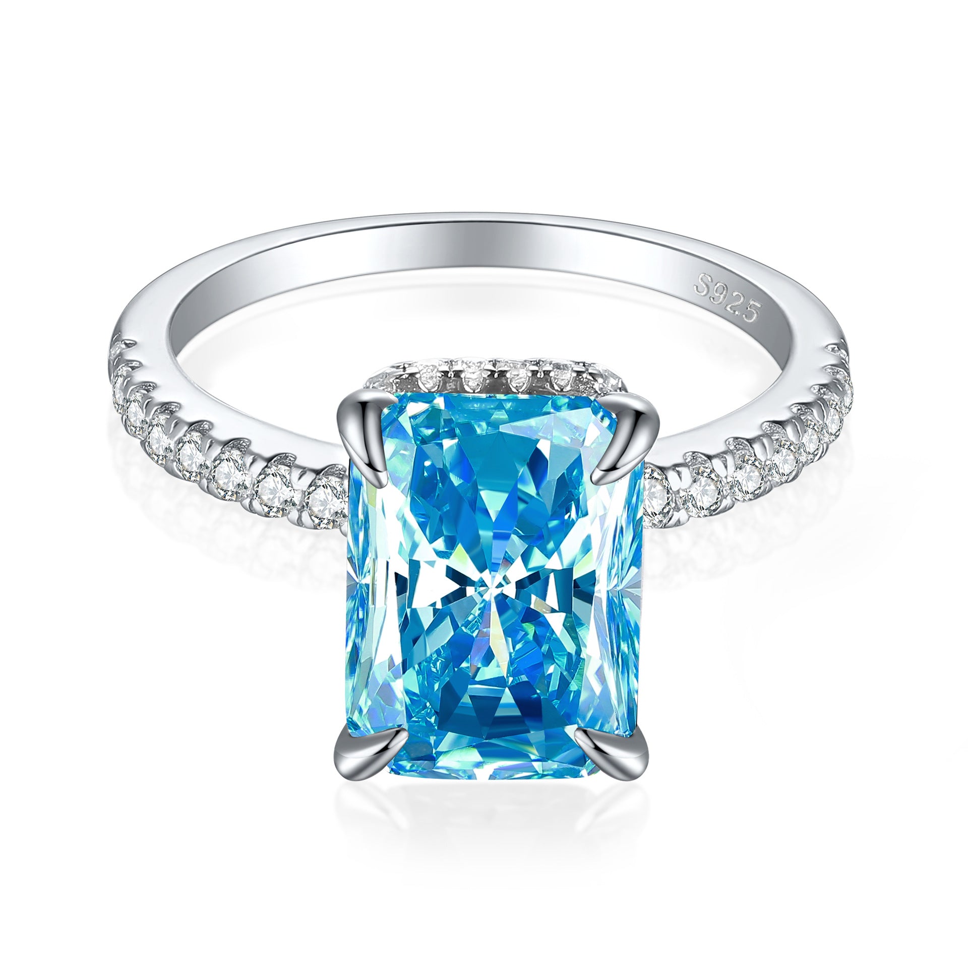 Damenring mit elegantem Kupfer-Zirkonia und filigranem Design Shop Nory
