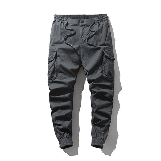 Herren Cargo-Jogginghose mit Utility-Taschen und elastischen Bündchen Shop Nory