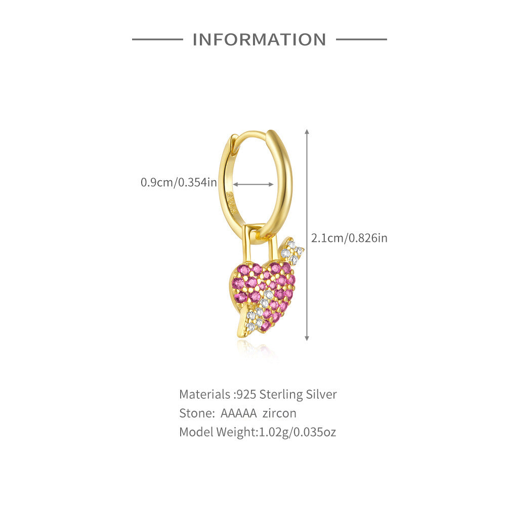 1 Stück 925 Sterling Silber Zirkon 925 Sterling Silber Ohrringe Schildkröte Teufelsauge Fisch Tropfenohrringe | Shop Nory