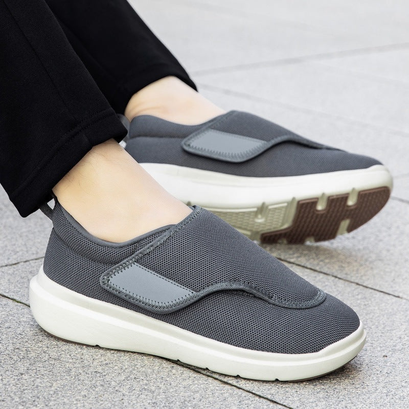 Herren Atmungsaktive Slip-On Sneaker mit Klettverschluss Shop Nory