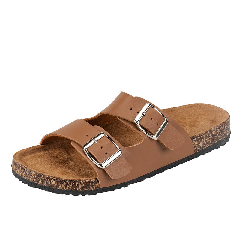 Damen Komfortable Sandalen mit verstellbaren Riemen und ergonomischem Fußbett