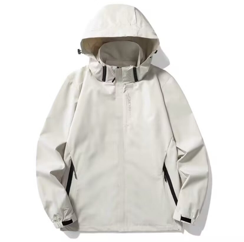 Herren Leichte Softshell-Funktionsjacke mit atmungsaktivem Meshfutter und verstellbarer Kapuze Shop Nory