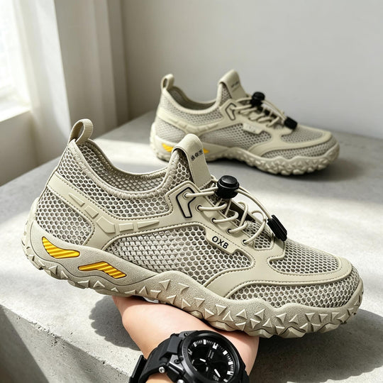 Herren Atmungsaktive Mesh-Sneaker mit Schnellschnürsystem Shop Nory
