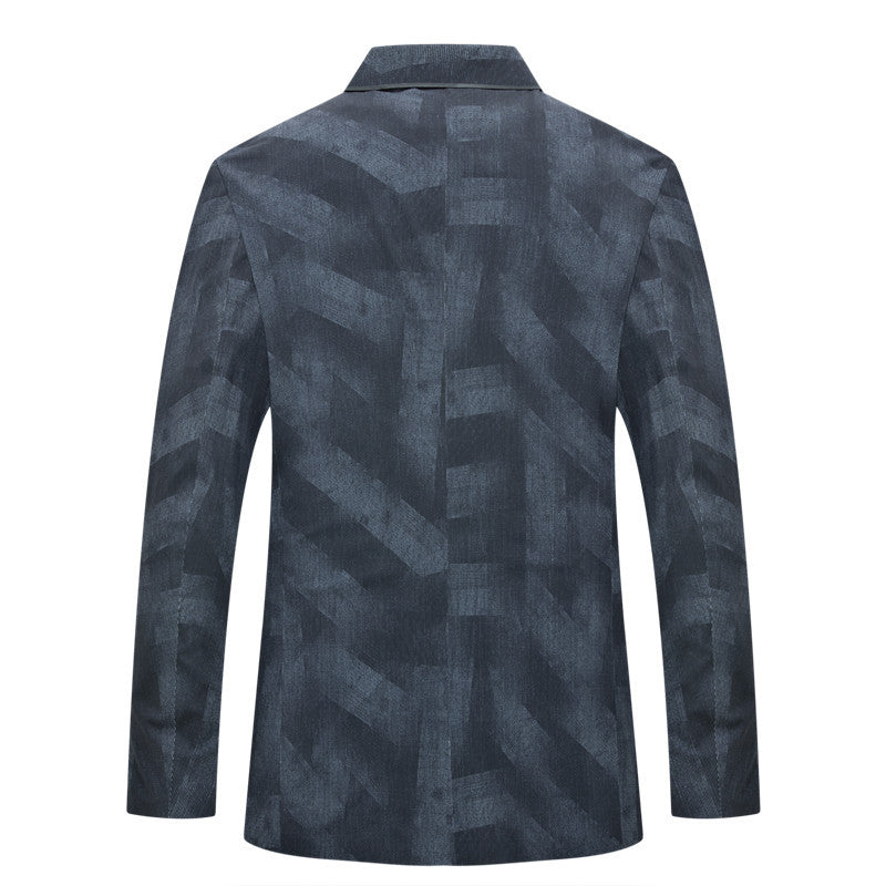 Herren Modernes Slim-Fit Sakko mit dezentem Logo-Jacquard und leichter Innenfütterung Shop Nory