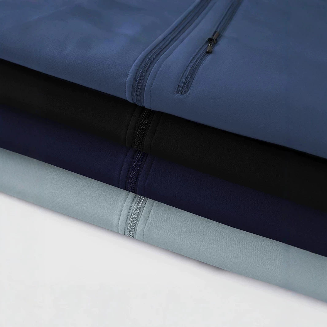 Herren Sherpa-gefütterte Softshell-Weste mit Stehkragen und Reißverschlusstaschen Shop Nory