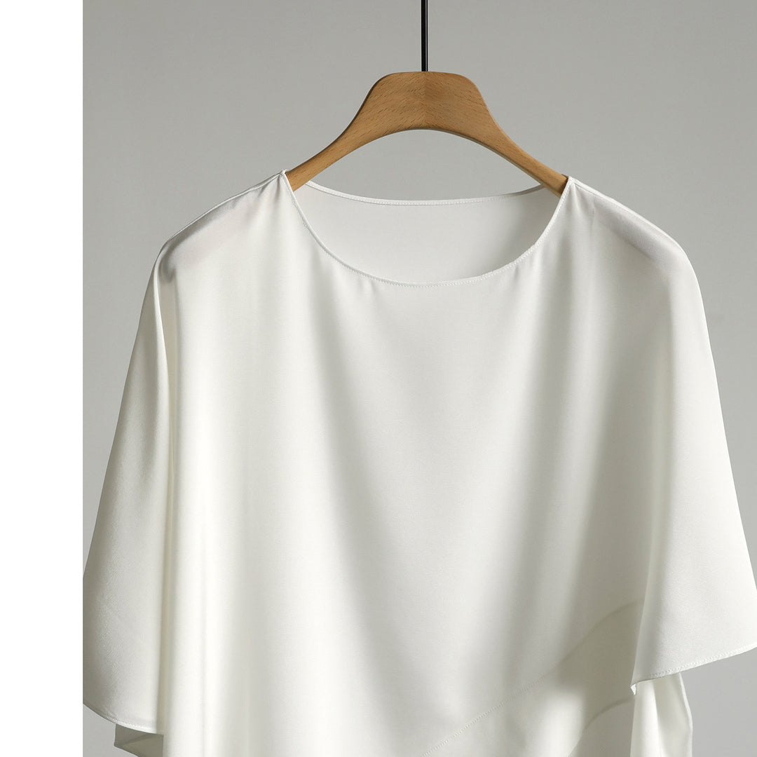 Damen Modische Wickelbluse Shop Nory