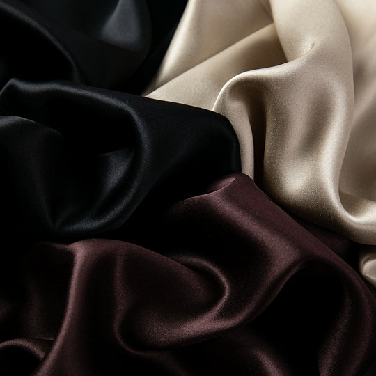 Damen Langer eleganter Satin-Biaisrock mit hohem Bund und fließender Silhouette Shop Nory
