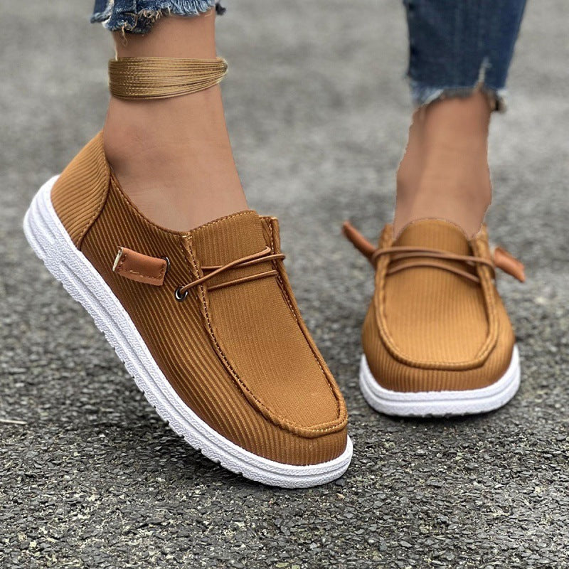 Damen Slipper im modernen Riffle-Design mit elastischem Einstieg
