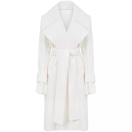 Damen Trenchcoat mit weitem Revers und Taillengürtel Shop Nory