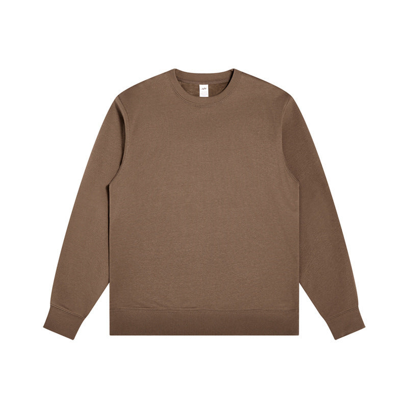 Unisex Minimalistisches Baumwoll-Sweatshirt mit Rundhals, Rippbündchen & Relaxed Fit Shop Nory