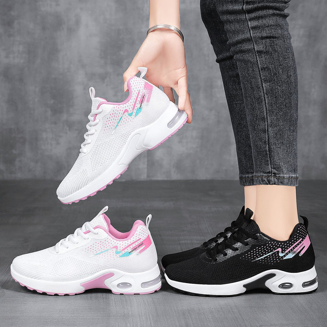 Damen nan sportlicher Mesh-Laufsneaker mit sichtbarer Air-Dämpfung, atmungsaktivem Strickoberteil und ergonomischer Komfortsohle Shop Nory