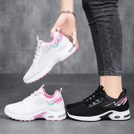 Damen nan sportlicher Mesh-Laufsneaker mit sichtbarer Air-Dämpfung, atmungsaktivem Strickoberteil und ergonomischer Komfortsohle Shop Nory