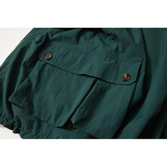 Herren Übergangs-Canvasjacke mit Cordkragen und kariertem Innenfutter Shop Nory