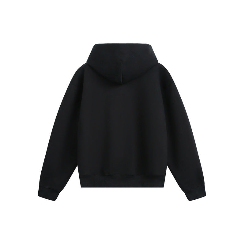 Unisex Kapuzenpullover im Oversize-Schnitt mit verschwommenem Figur-Grafikprint Shop Nory