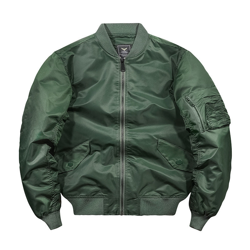 Herren Nylon-Flightbomber mit Ärmeltasche, gesteppter Thermo-Innenlage und geripptem Saum Shop Nory