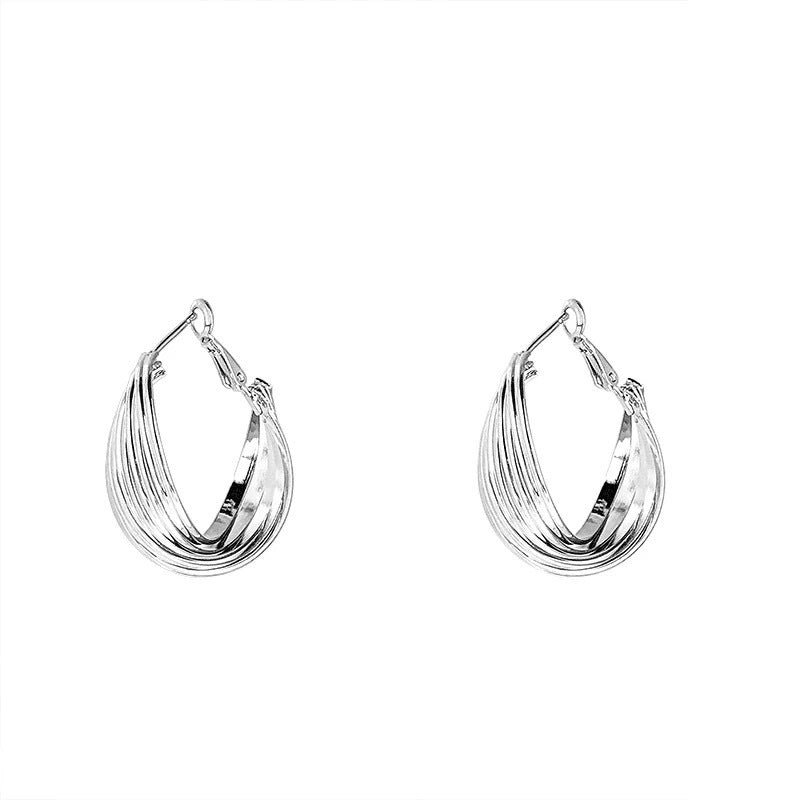 Damen Hoops mit gewelltem Design Shop Nory