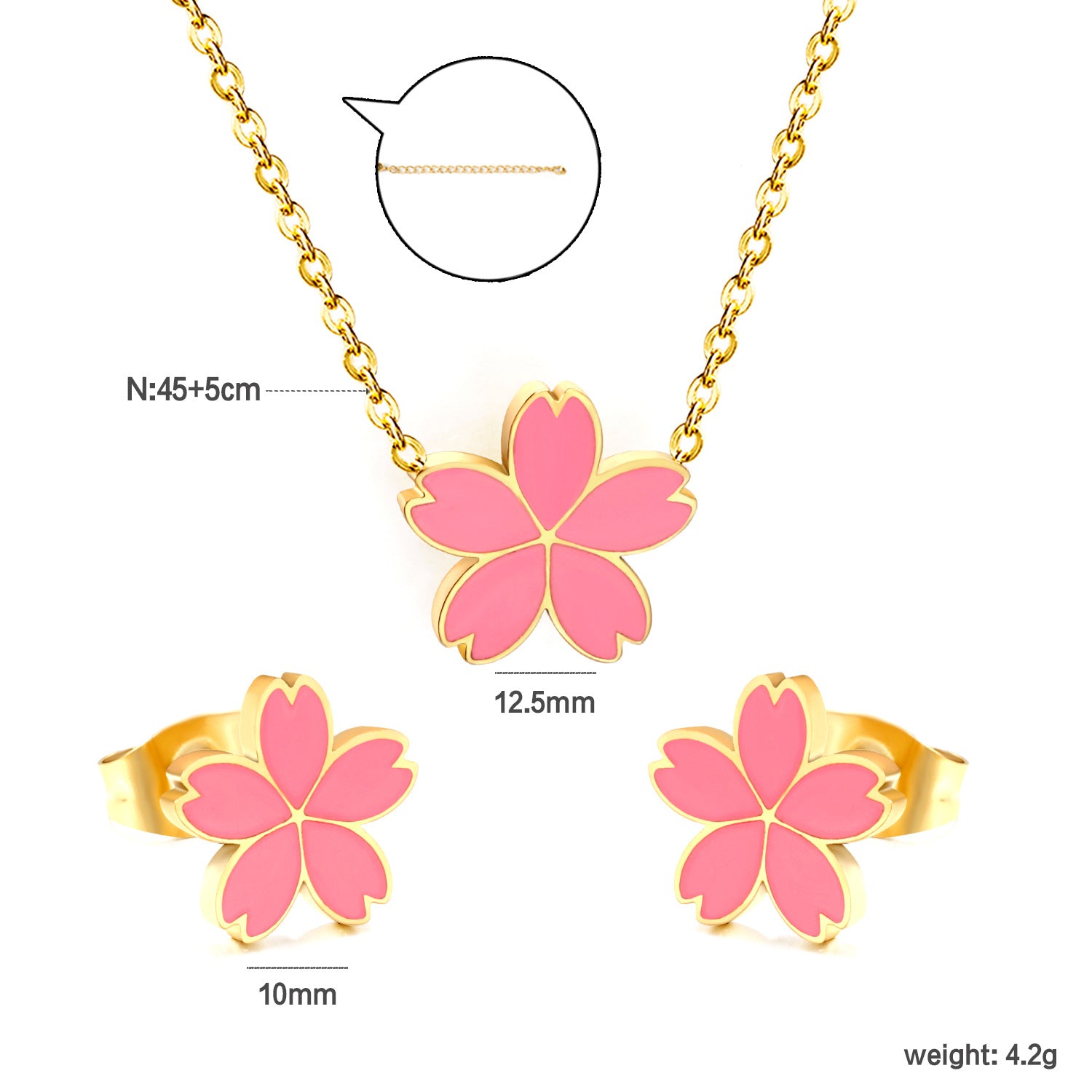 Damen Schmuckset mit Krone und funkelnden Zirkonia Shop Nory