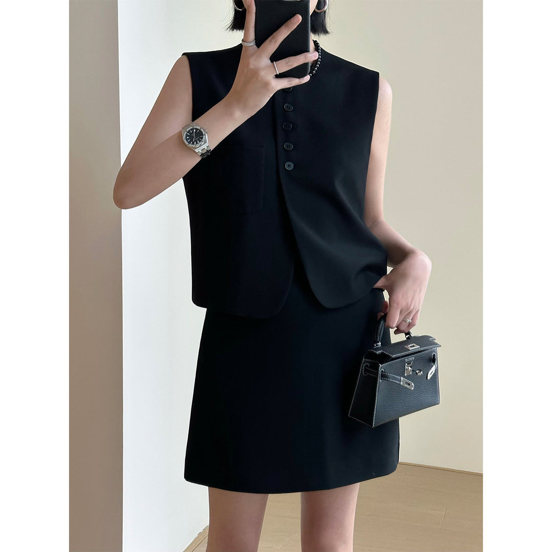 Damen Modisches Blazer-Kleid-Set Shop Nory