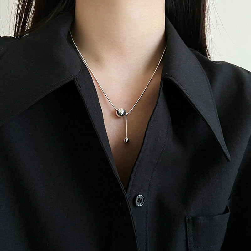 Damen Halskette mit modernem Pendel-Design Shop Nory