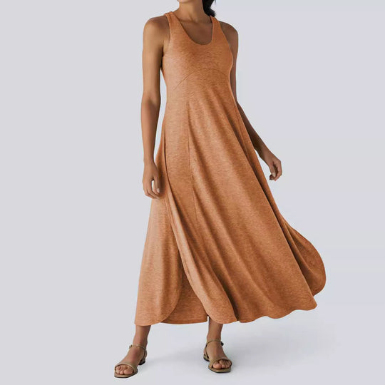 Damen Maxi-Kleid mit fließendem Schnitt und komfortablem Tragegefühl Shopnory
