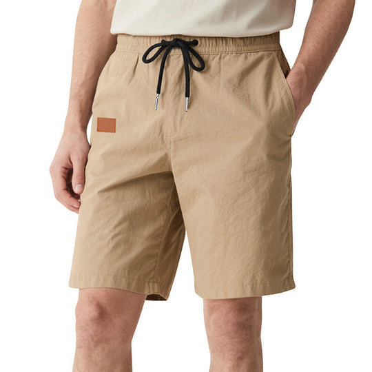 Herren nan schnelltrocknende Badeshorts im Bermuda-Schnitt mit elastischem Bund und Kordelzug