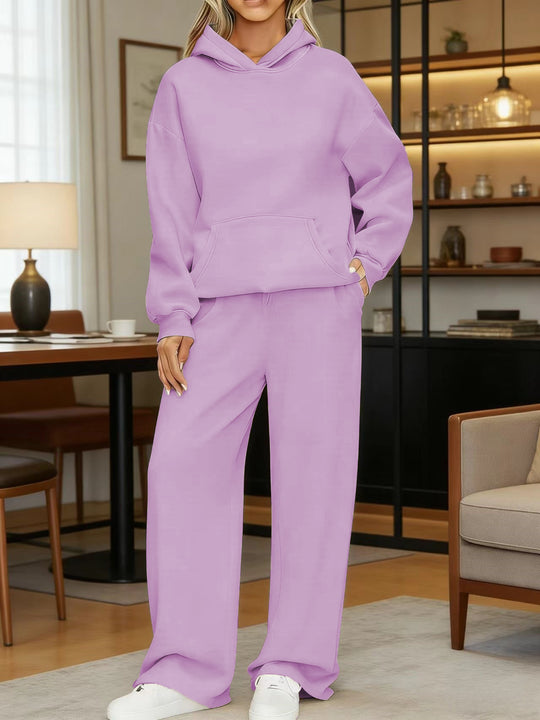 Damen nan kuscheliges Oversize Hoodie und weite Jogginghose Set Shop Nory