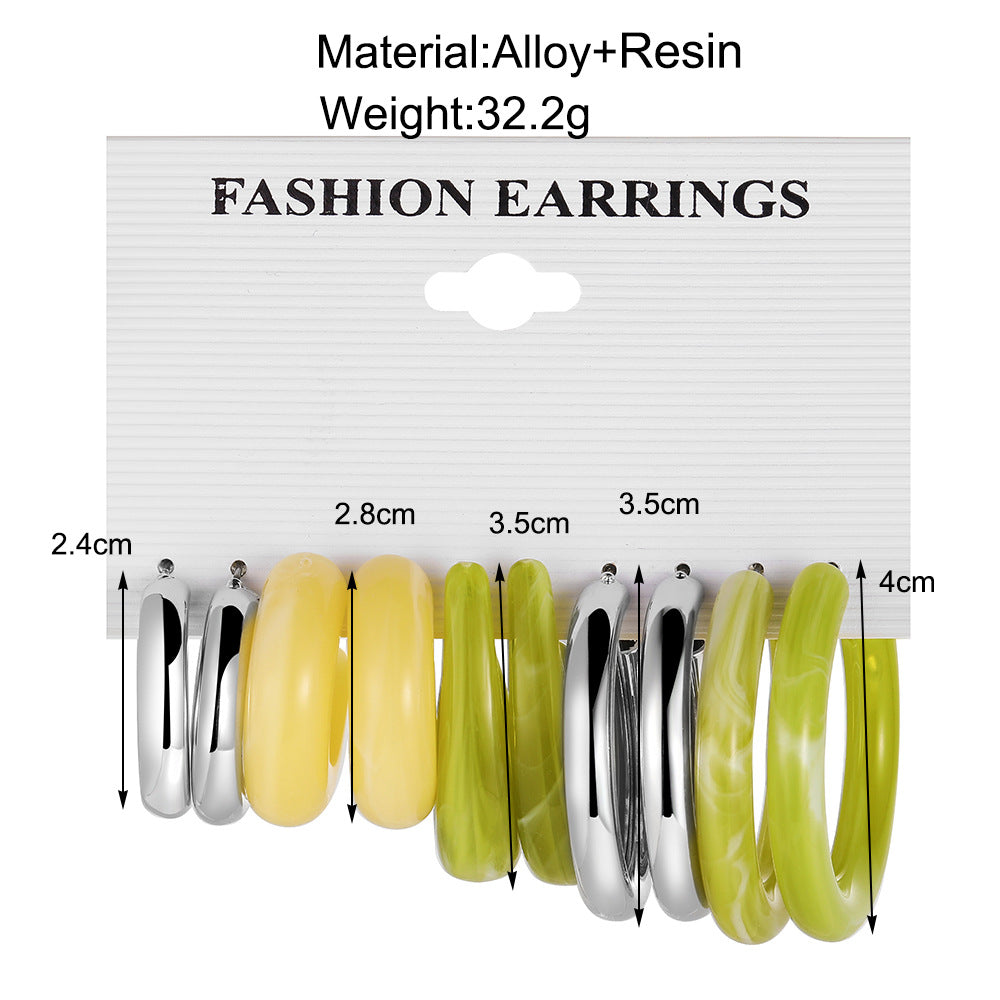 Damen Ohrstecker Set mit eleganten Perlen- und Metallakzenten Shop Nory