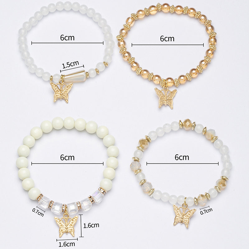 Boho Schmetterling Perlenarmband | Shop Nory