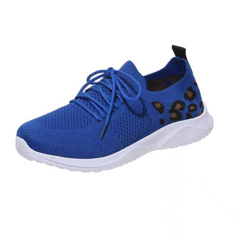 Damen Atmungsaktive Sneakers im modernen Leopardenmuster